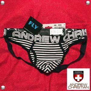 Andrew Christian Fly Brief Jock w Almost Naked, Size LARGE 🆕🩲